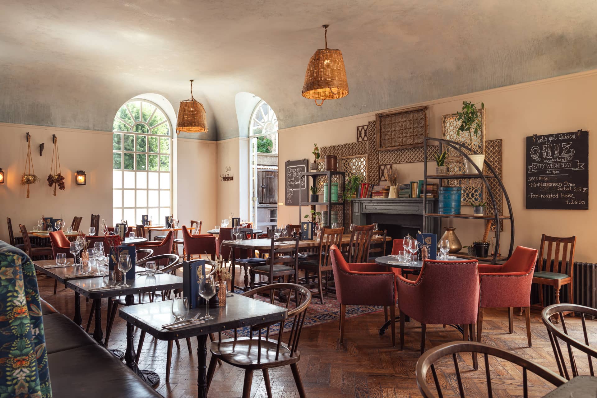 Guest dining area